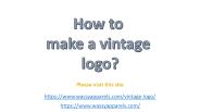 Vintage logo