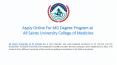 Apply Online For MD Degree Program at All Saints University College of Medicine PowerPoint PPT Presentation