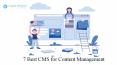 7 Best CMS for Content Management PowerPoint PPT Presentation