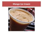 Mango ice cream