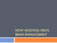 How Modvigil helps brain enhancement