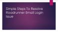 How Can I login into roadrunner email. PowerPoint PPT Presentation