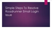 How Can I login into roadrunner email.