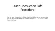 Laser Liposuction Safe Procedure