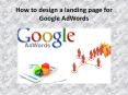 How to design a landing page for Google AdWords