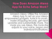 How Does Amazon Alexa App for Echo Setup Work?