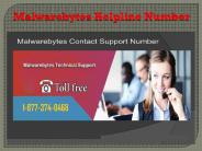 Need of Malwarebytes Online Support Phone Number