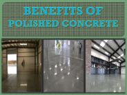 BENEFITS OF POLISHED CONCRETE