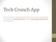 Tech Crunch App – Latest News Update, Breaking News