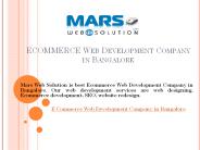 ECOMMERCE Web Development Company in Bangalore