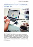 Data Analytics Course in Hyderabad PowerPoint PPT Presentation