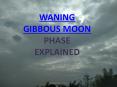 Waning Gibbous Moon PowerPoint PPT Presentation