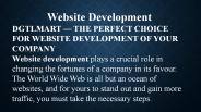 Website development