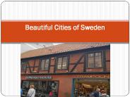 Cities in Sweden (1)
