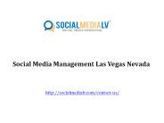 Best Social Media Management Las Vegas Nevada