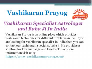 Strong Vashikaran Mantra For Love