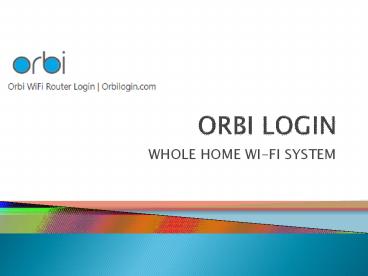 orbilogin.netlogin