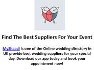 Local Wedding Decorators - MyShaadi