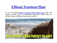 Effluent Treatment Plant