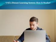UAE's Distant Learning System: How It Works?
