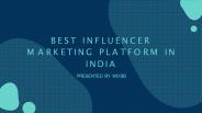 Best Influencer Marketing Platform in India