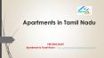 Apartments in Tamilnadu PowerPoint PPT Presentation