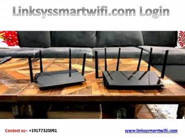 Linksyssmartwifi router
