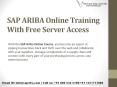 SAP Ariba Online Training | SAP Ariba Modules PowerPoint PPT Presentation