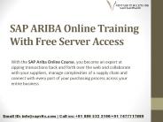 SAP Ariba Online Training | SAP Ariba Modules