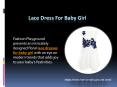 Lace Dress For Baby Girl PowerPoint PPT Presentation