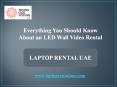 Everything You Should Know About an LED Video Wall Rental PowerPoint PPT Presentation