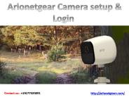 Arlonetgear Camera setup Login