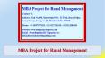 MBA Project for Rural Management PowerPoint PPT Presentation