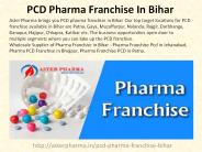 PCD Pharma franchise in Bihar