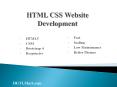 HTML,CSS PowerPoint PPT Presentation