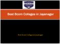 Best Bcom Colleges in Jayanagar PowerPoint PPT Presentation