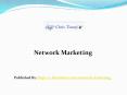 Network Marketing PowerPoint PPT Presentation