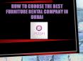 How to Choose the Best Furniture Rental Company in Dubai PowerPoint PPT Presentation