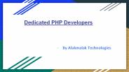 Hire Dedicated PHP Developers