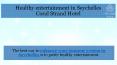 Healthy entertainment in Seychelles by Coral Strand Hotel PowerPoint PPT Presentation