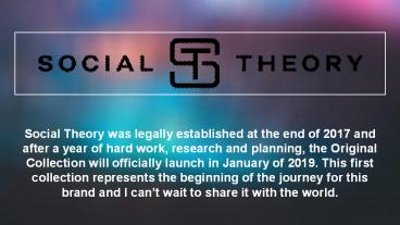 Social Theory Clothing