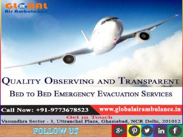 Mass Convenience through Best Air Ambulance Services in Indore