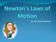 Newton's law of motion