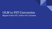 OLM to PST converter tool