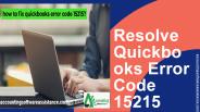 Resolve QuickBooks Error Code 15215 with Simple Steps