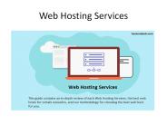 Web Hosting Services