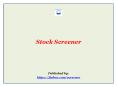 Stock Screener PowerPoint PPT Presentation