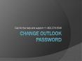 How to Change Outlook Password? PowerPoint PPT Presentation