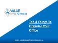 Decluttering Tips To Organise An Office - Value Office Furniture PowerPoint PPT Presentation