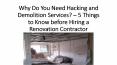 Why Do You Need Hacking and Demolition Services PowerPoint PPT Presentation